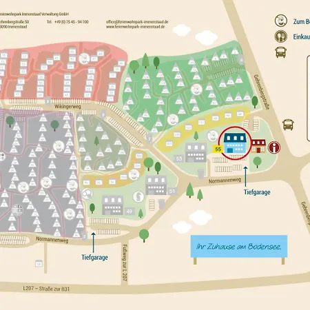 Apartman Ferienwohnpark Maisonette-wohnung 55 26 Immenstaad am Bodensee